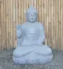  Product image 1 of the product “Seated Buddha made of Riverstone in Abhaya Position - gesture of fearlessness, H. 83cm. ”